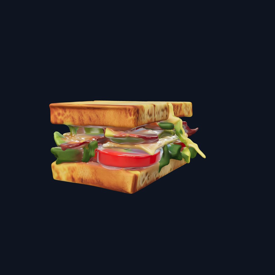 Delicious Sandwich Model Pack with Realistic Ingredients